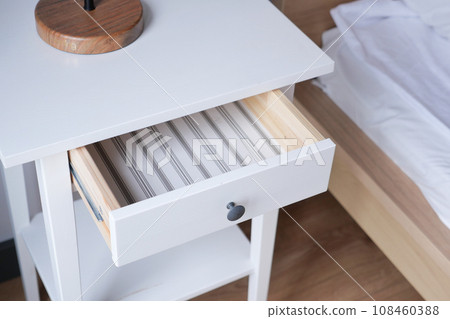 top view of a opened empty drawer top view of a opened empty drawer 108460388