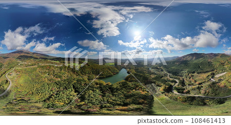 Choro湖秋葉鳥瞰圖 108461413