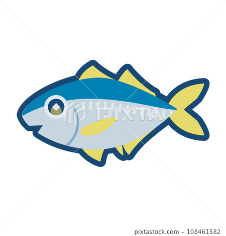 可愛的竹莢魚的插圖 108461582