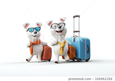 Traveling dog-3 (3D) Traveling dog-3 (3D) 108462268