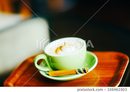 Food and drinks at a coffee shop in Kamakura Food and drinks at a coffee shop in Kamakura 108462803