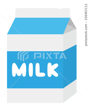 Illustration material of 500ml milk carton 108463112