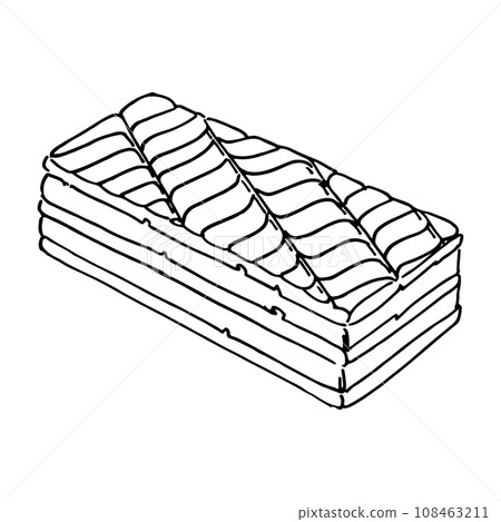 Vector cakes cake illustration of Cheesecake on plate. Vintage style drawing isolated on white background. Vector cakes cake illustration of Cheesecake on plate. Vintage style drawing isolated on white background. 108463211