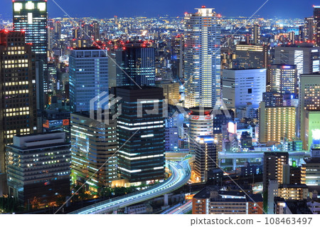 Night view from Umeda Sky Building, Osaka 108463497