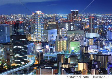 Night view from Umeda Sky Building, Osaka 108463498
