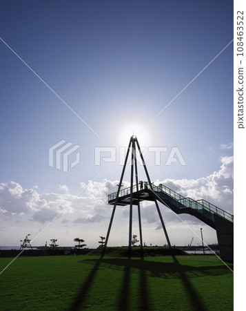 Himinoe Park Observation Deck in the Autumn Sky 108463522