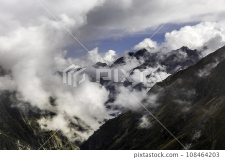 View of mountain alpine landscape View of mountain alpine landscape 108464203