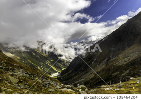 View of mountain alpine landscape 108464204