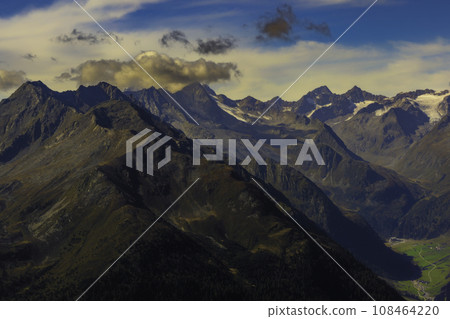 Mountain landscape of the Stubai Alps 108464220