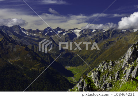 Mountain landscape of the Stubai Alps 108464221