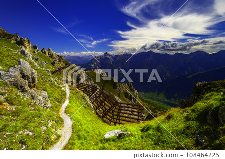 Mountain landscape of the Stubai Alps 108464225