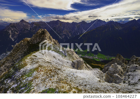 Mountain landscape of the Stubai Alps Mountain landscape of the Stubai Alps 108464227