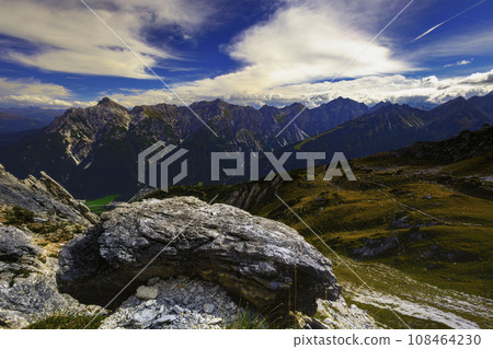 Mountain landscape of the Stubai Alps 108464230