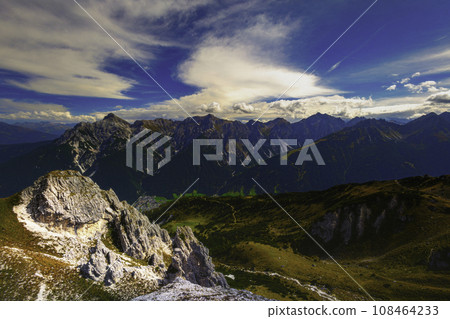 Mountain landscape of the Stubai Alps 108464233