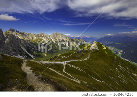 Mountain landscape of the Stubai Alps Mountain landscape of the Stubai Alps 108464235