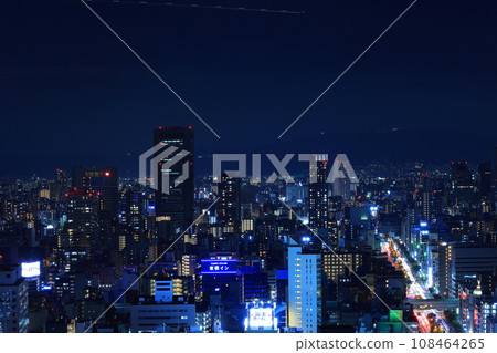 Night view from Osaka Station Building 3 Night view from Osaka Station Building 3 108464265