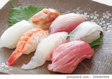 Delicious Nigiri Sushi 108464404