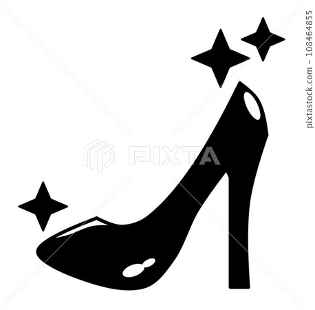 Silhouettes of high heels in women's shoes Silhouettes of high heels in women's shoes 108464855