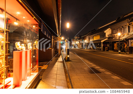 Kawagoe at night Kawagoe at night 108465948