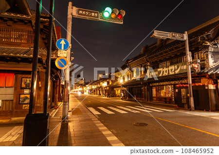 Kawagoe at night Kawagoe at night 108465952