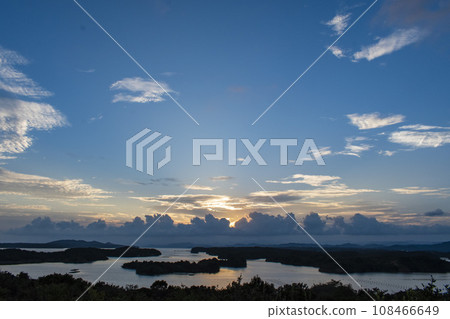 夕陽下的英虞灣 夕陽下的英虞灣 108466649