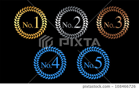 Vector illustration set of ranking frames Vector illustration set of ranking frames 108466726