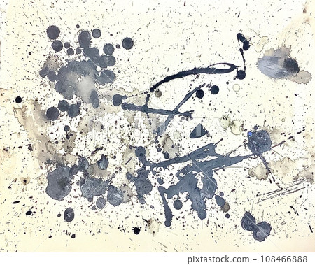 Water paint texture with intense splashes and splashes 108466888
