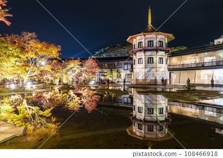 日本三大秋景之一的松島，宮城縣松島離宮「紅葉&點燈2023」宮城縣松島町 108466918
