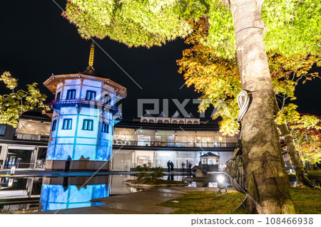 日本三大秋景之一的松島，宮城縣松島離宮「紅葉&點燈2023」宮城縣松島町 108466938