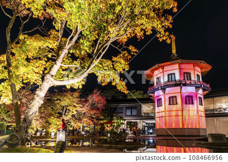 日本三大秋景之一的松島，宮城縣松島離宮「紅葉&點燈2023」宮城縣松島町 108466956