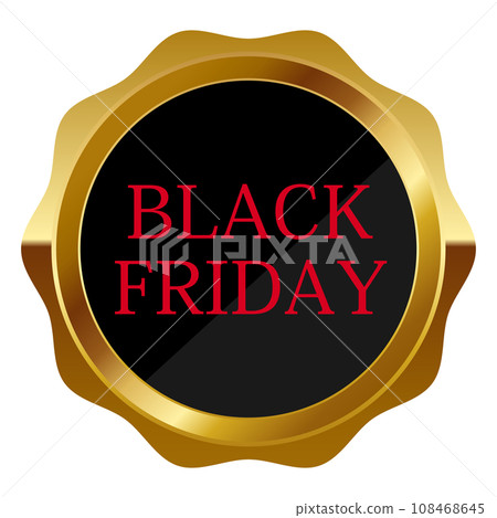 Luxury black friday emblem Luxury black friday emblem 108468645