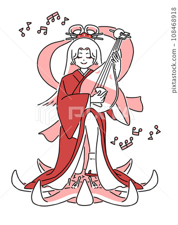 弁財天演奏樂器 弁財天演奏樂器 108468918