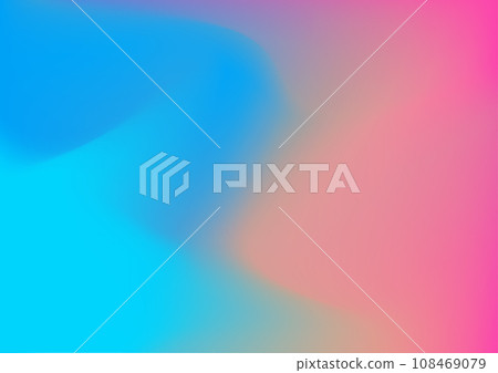 Abstract colorful blur smooth background, pink and blue gradient vector illustration template for website, banner, poster, backdrop. 108469079