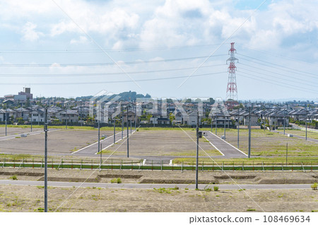 Suburban residential land development 108469634