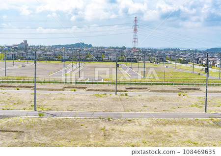 Suburban residential land development 108469635