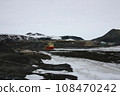 McMurdo Station in Antarctica, Scott's hut and icebreaker Nathaniel Palmer 108470242