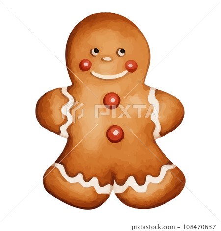 冬青水彩風格透明插圖 108470637