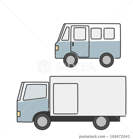 2 types of delivery vehicles 108472041