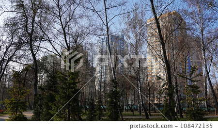 Kiev, Ukraine December 9, 2019: New high-rise buildings with high rental costs in the city of Kiev 108472135