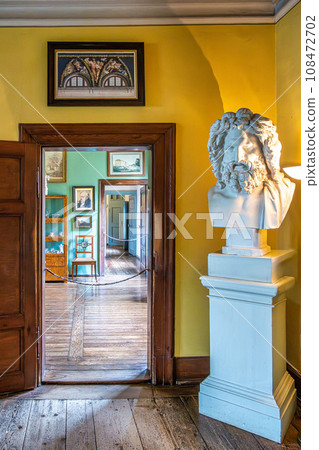 Interior of Johann Wolfgang von Goethe museum in the city of Weimar in Germany 108472702