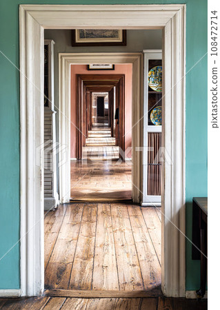 Interior of Johann Wolfgang von Goethe museum in the city of Weimar in Germany 108472714