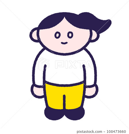 簡單直立的女孩 簡單直立的女孩 108473660