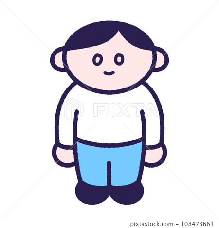 簡單的男孩站直 簡單的男孩站直 108473661