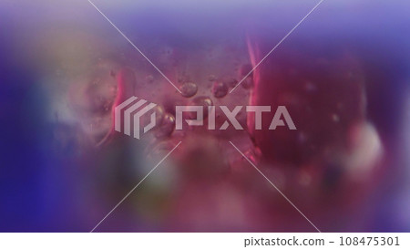 Bubble fluid oil texture ink water drop color gel 108475301