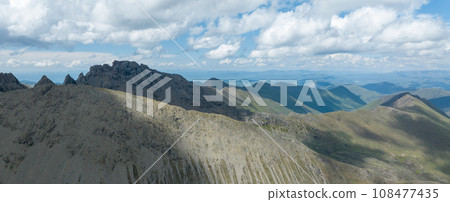 Beautiful view of high altitude mountain  landscape in Sichuan,China 108477435