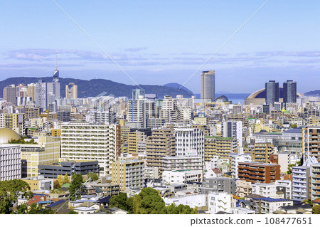 福岡美麗的城市景觀(福岡縣福岡市) 福岡美麗的城市景觀(福岡縣福岡市) 108477651