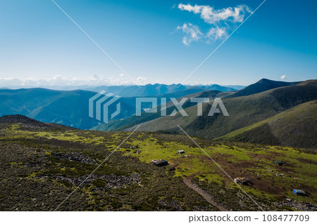 Beautiful view of high altitude mountai landscape in China 108477709