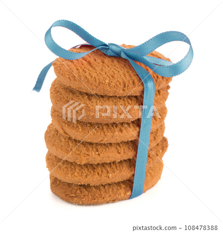 Festive wrapped biscuits 108478388
