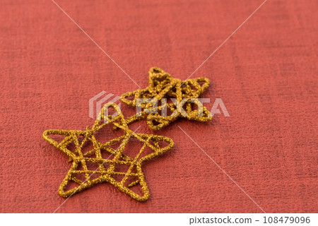 Golden Christmas stars 108479096