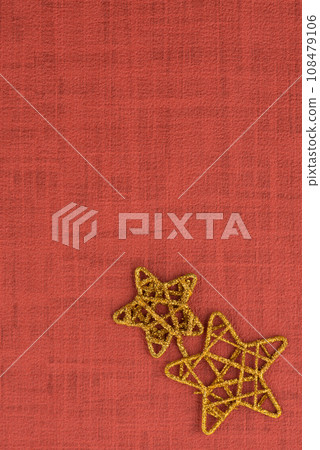 Golden Christmas stars 108479106